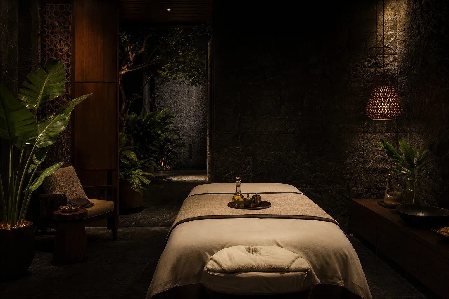 A Heaven Local Spa treatment suite